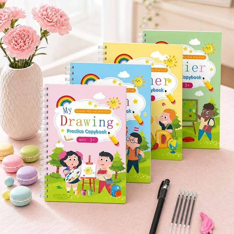 Magic Grooved Writing Practice Book 4-кітап жинағы